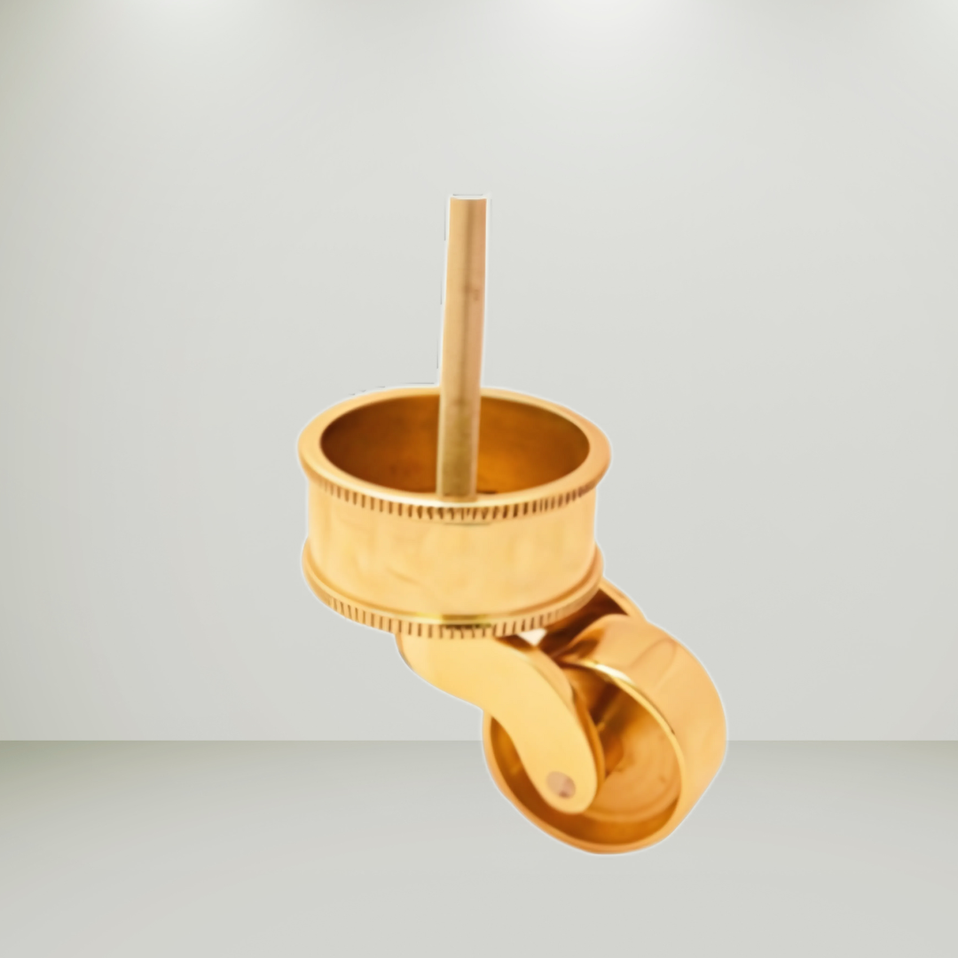 Large Round Cup Castor with M8 bolt 